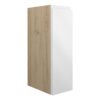Tewin 200mm Standard Toilet Roll Unit - White Gloss (Oak Cab)