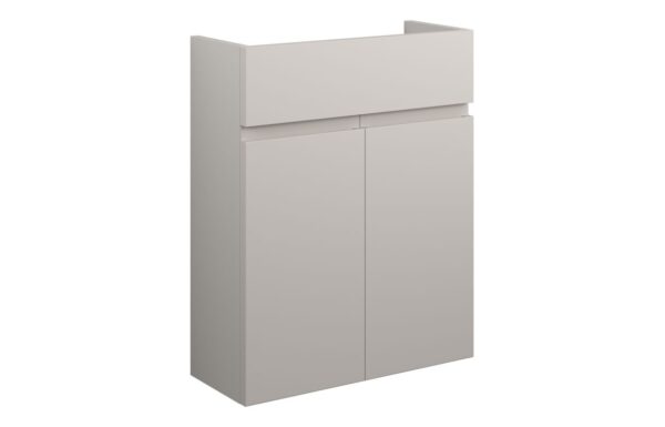 Tewin 500mm Slim Basin Unit - Matt Dove Grey (Grey Cab)
