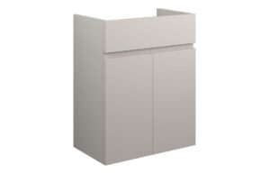 Tewin 500mm Standard Basin Unit - Matt Dove Grey (Grey Cab)