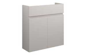 Tewin 600mm Slim Basin Unit - Matt Dove Grey (Grey Cab)