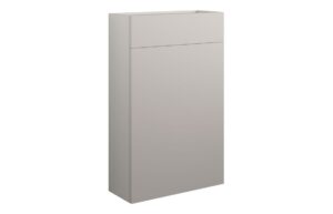 Tewin 500mm Slim WC Unit - Matt Dove Grey (Grey Cab)