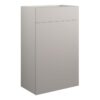 Tewin 500mm Standard WC Unit - Matt Dove Grey (Grey Cab)