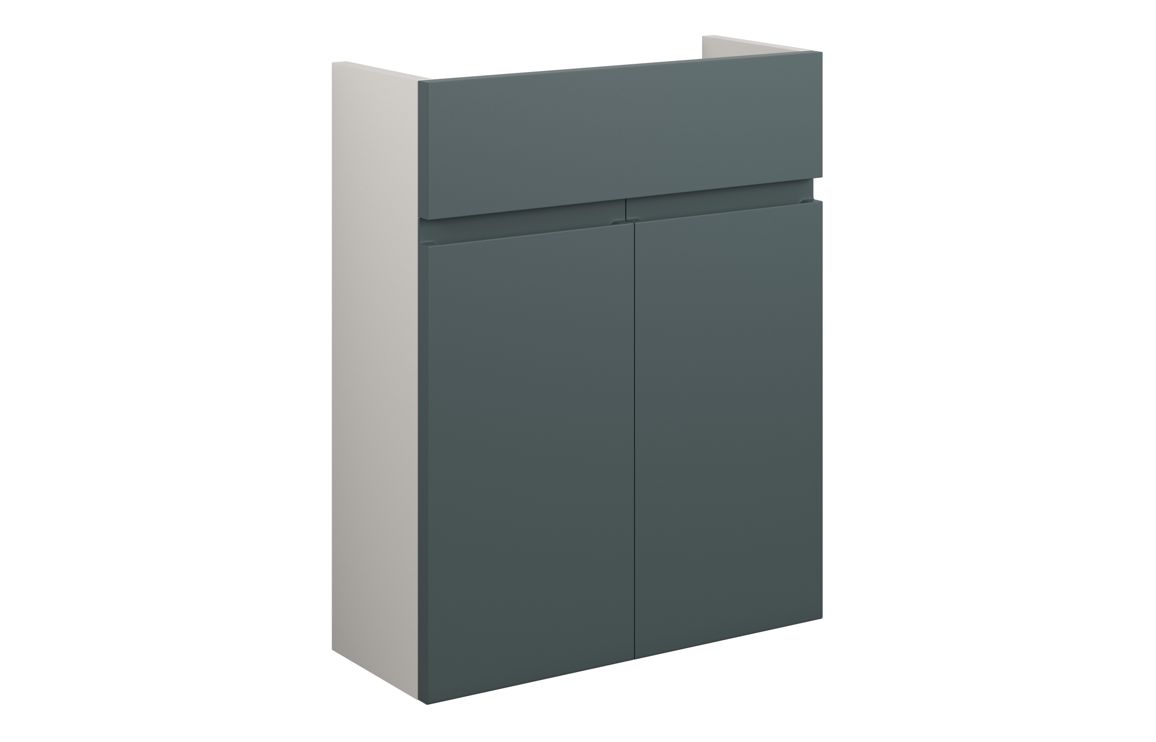 Tewin 500mm Slim Basin Unit - Matt Green Camo (Grey Cab)