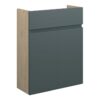 Tewin 500mm Slim Basin Unit - Matt Green Camo (Oak Cab)