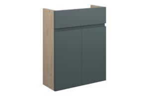 Tewin 500mm Slim Basin Unit - Matt Green Camo (Oak Cab)