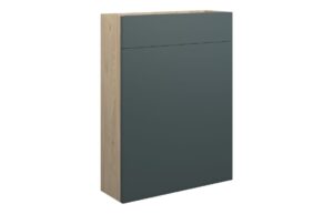 Tewin 600mm Slim WC Unit - Matt Green Camo (Oak Cab)