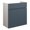 Tewin 600mm Standard Basin Unit - Matt Arley Blue (Grey Cab)