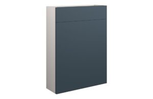 Tewin 600mm Slim WC Unit - Matt Arley Blue (Grey Cab)