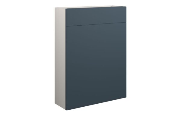 Tewin 600mm Slim WC Unit - Matt Arley Blue (Grey Cab)