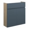 Tewin 600mm Slim Basin Unit - Matt Arley Blue (Oak Cab)