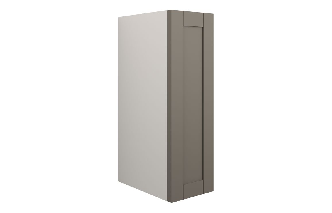 Verity 200mm Standard Toilet Roll Unit - Matt Stone (Grey Cab)