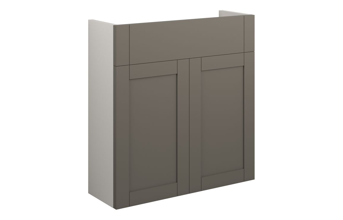 Verity 600mm Slim Basin Unit - Matt Stone (Grey Cab)
