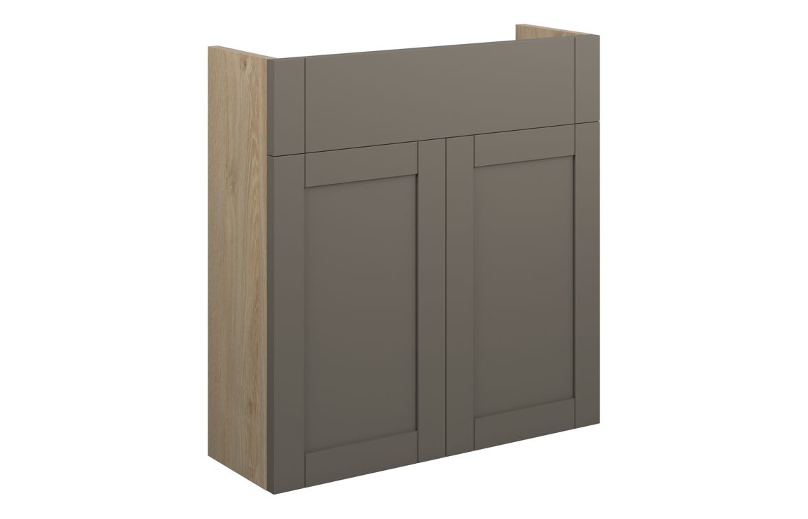 Verity 600mm Slim Basin Unit - Matt Stone (Oak Cab)