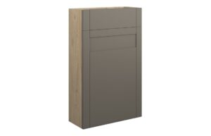 Verity 500mm Slim WC Unit - Matt Stone (Oak Cab)