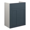 Verity 500mm Standard Basin Unit - Matt Arley Blue (Grey Cab)