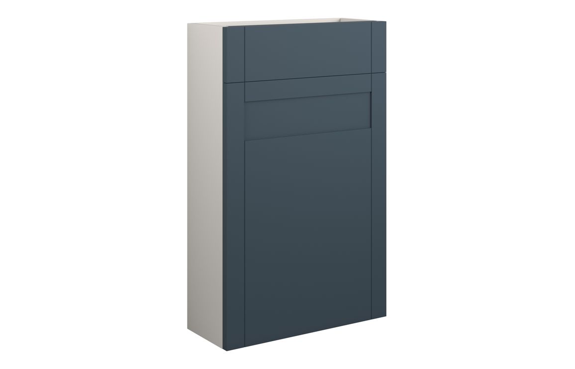 Verity 500mm Slim WC Unit - Matt Arley Blue (Grey Cab)