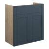 Verity 600mm Standard Basin Unit - Matt Arley Blue (Oak Cab)