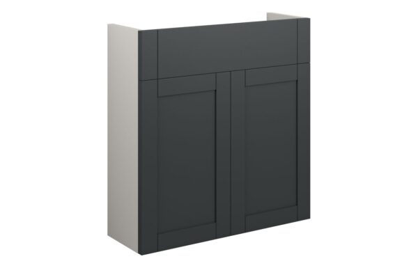 Verity 600mm Slim Basin Unit - Matt Graphite Grey (Grey Cab)