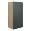 Verity 300mm Slim Base Unit - Matt Graphite Grey (Oak Cab)