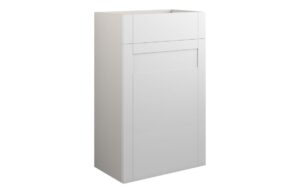 Verity 500mm Standard WC Unit - Matt White (Grey Cab)