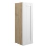 Verity 200mm Slim Base Unit - Matt White (Oak Cab)