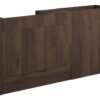Truro 1536mm Standard Basin  WC & 3 Drawer Unit Pack - Warm Walnut (Oak Cab)