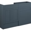 Verity 1236mm Standard Basin & WC Unit Pack - Matt Arley Blue (Oak Cab)
