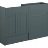 Verity 1236mm Standard Basin & WC Unit Pack - Matt Green Camo (Oak Cab)