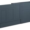 Verity 1536mm Slim Basin  WC & 1 Door Unit Pack - Matt Arley Blue (Grey Cab)