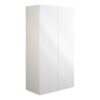 Truro 600mm Standard 2 Door Storage Unit - White Gloss (Grey Cab)