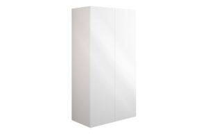 Truro 600mm Standard 2 Door Storage Unit - White Gloss (Grey Cab)
