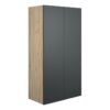 Truro 600mm Standard 2 Door Storage Unit - Matt Graphite Grey (Oak Cab)