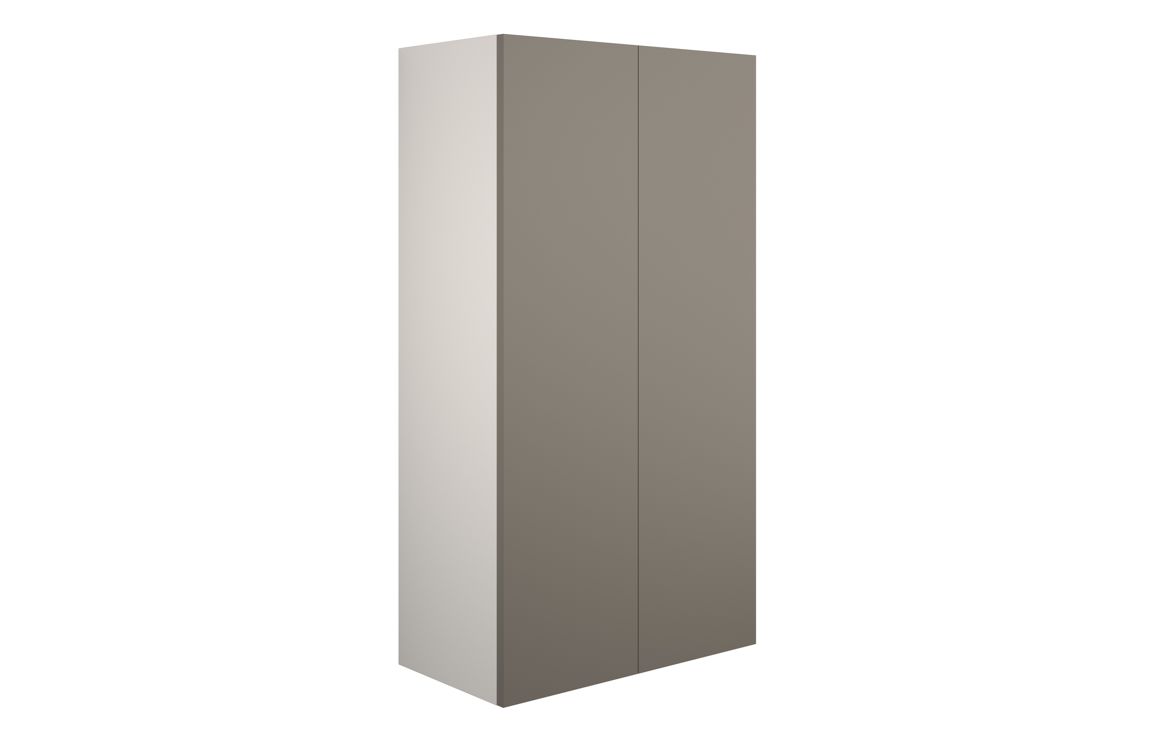 Truro 600mm Standard 2 Door Storage Unit - Matt Stone (Grey Cab)