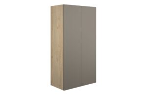 Truro 600mm Standard 2 Door Storage Unit - Matt Stone (Oak Cab)