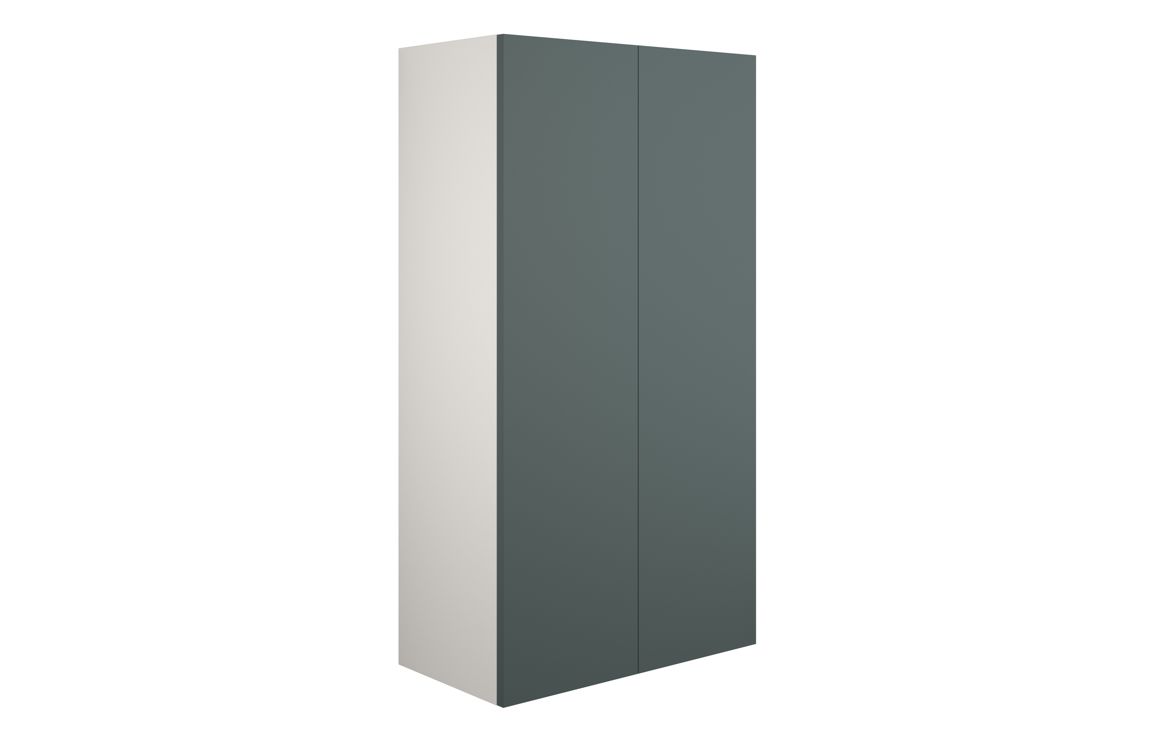 Truro 600mm Standard 2 Door Storage Unit - Matt Green (Grey Cab)