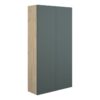Truro 600mm Slim 2 Door Storage Unit - Matt Green (Oak Cab)
