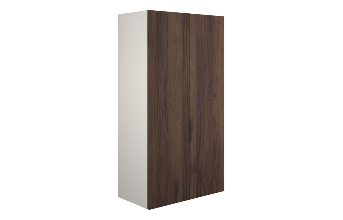 Truro 600mm Standard 2 Door Storage Unit - Warm Walnut (Grey Cab)