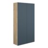 Truro 600mm Slim 2 Door Storage Unit - Matt Arley Blue (Oak Cab)