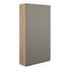 Tewin 600mm Slim 2 Door Storage Unit - Matt Stone (Oak Cab)