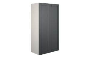 Verity 600mm Standard 2 Door Storage Unit - Matt Graphite Grey (Grey Cab)