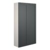 Verity 600mm Slim 2 Door Storage Unit - Matt Graphite Grey (Grey Cab)