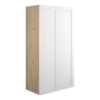 Verity 600mm Standard 2 Door Storage Unit - Matt White (Oak Cab)