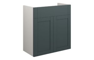 Verity 600mm Standard Basin Unit - Matt Green Camo (Grey Cab)
