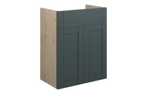 Verity 500mm Standard Basin Unit - Matt Green Camo (Oak Cab)