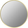 Tewin 600mm Round Mirror - Brushed Brass