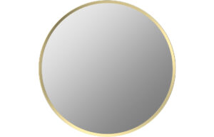 Tewin 500mm Round Mirror - Brushed Brass