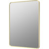 Tewin 600x800mm Rectangle Mirror - Brushed Brass