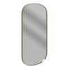 Tewin 800x400mm Oblong Mirror - Brushed Bronze