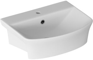 Sandown 500x400mm 1TH Semi Recessed Basin