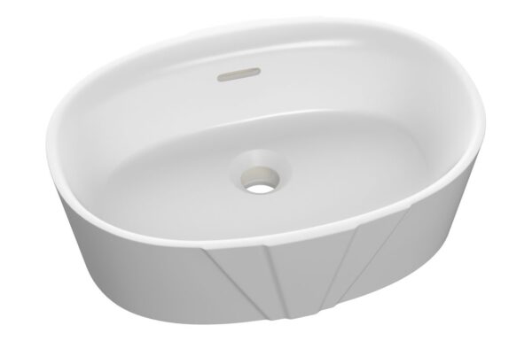 Dove 460x320mm Resin Washbowl - White